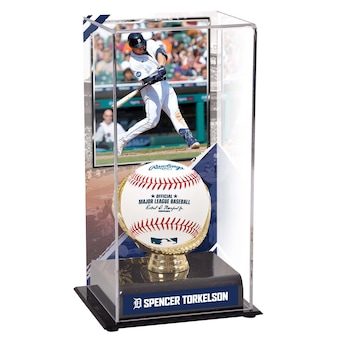 Detroit Tigers Spencer Torkelson Fanatics Authentic Gold Glove Display Case with Image