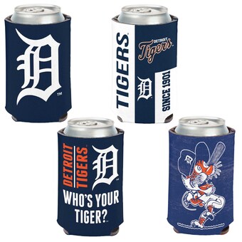 Detroit Tigers WinCraft 4-Pack 12oz. Can Cooler Set