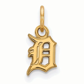 Women's Detroit Tigers Gold-Plated Sterling Silver Extra-Small Pendant