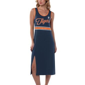 Women's Detroit Tigers G-III 4Her by Carl Banks Navy Main Field Maxi Dress