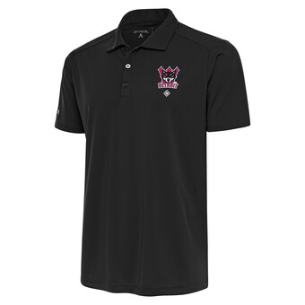 Men's Detroit Wolves Antigua Charcoal Tribute Polo