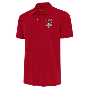 Men's Detroit Wolves Antigua Red Tribute Polo