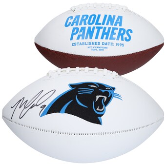Carolina Panthers Matt Corral Fanatics Authentic 2022 NFL Draft Pick Autographed White Panel Football