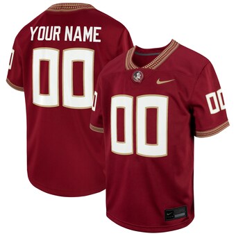 Florida State Seminoles Nike Youth Custom Replica Football Game Jersey – Garnet