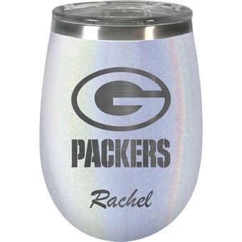 Green Bay Packers 12oz. Personalized Opal Wine Tumbler