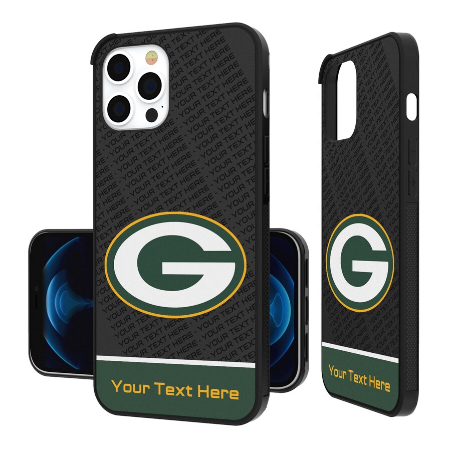 Green Bay Packers Personalized EndZone Plus Design iPhone Bump Case