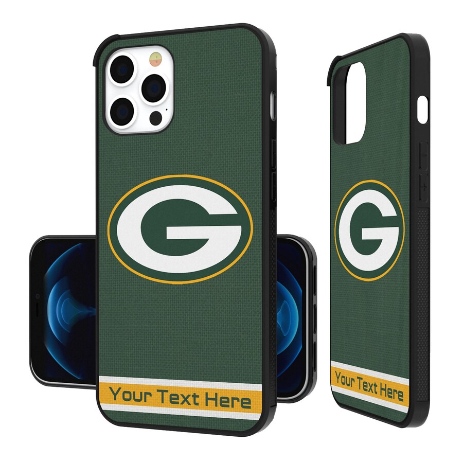 Green Bay Packers Personalized Stripe Design iPhone Bump Case