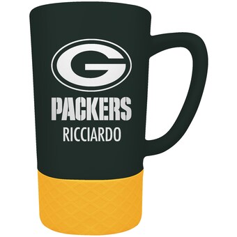 Green Bay Packers Team Logo 16oz. Personalized Laser Etched Jump Mug