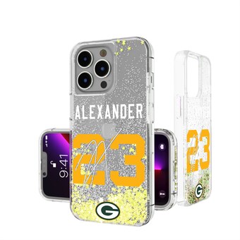 Green Bay Packers Jaire Alexander Keyscaper iPhone Glitter Phone Case