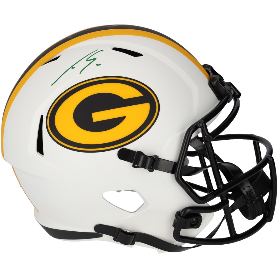 Luke Musgrave Green Bay Packers Fanatics Authentic Autographed Riddell Lunar Eclipse Speed Replica Helmet