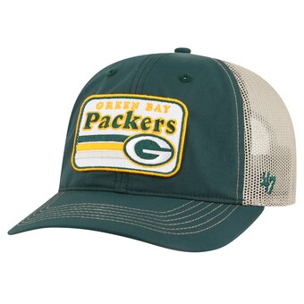 Men's Green Bay Packers '47 Green/Natural Campscape Relaxed Trucker Adjustable Hat