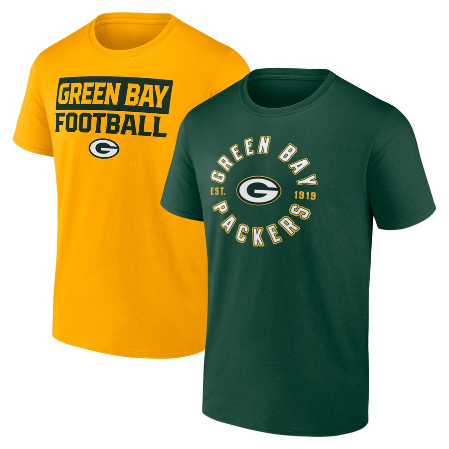 Men's Green Bay Packers Fanatics Serve T-Shirt Combo Pack