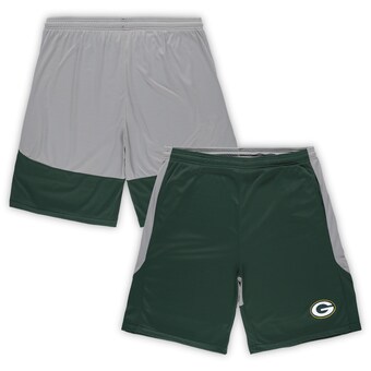 Men's Green Bay Packers Fanatics Green Big & Tall Team Logo Shorts