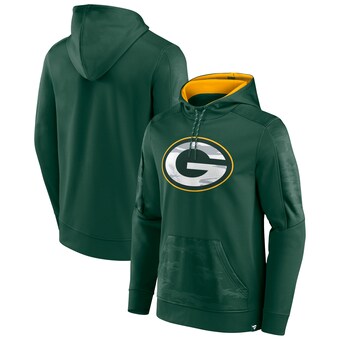 Men's Green Bay Packers Fanatics Green On The Ball Pullover Hoodie