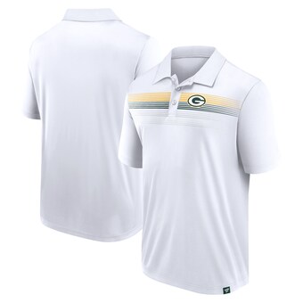 Men's Green Bay Packers Fanatics White Big & Tall Sublimated Polo