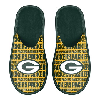 Men's Green Bay Packers FOCO Scuff Logo Slide Slippers