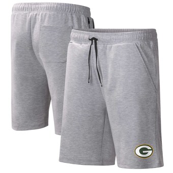 Men's Green Bay Packers MSX by Michael Strahan Heather Gray Trainer Shorts