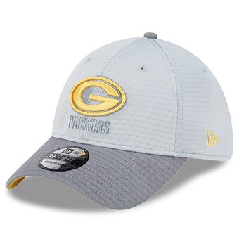 Men's Green Bay Packers New Era Gray 2024 NFL Training Camp 39THIRTY Flex Hat