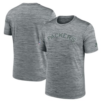 Men's Green Bay Packers Nike Gray Velocity Alternate Logo Performance T-Shirt