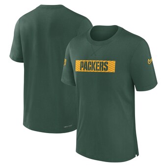 Men's Green Bay Packers Nike Green Sideline Player Performance T-Shirt