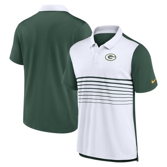 Men's Green Bay Packers Nike Green/White Fashion Performance Polo