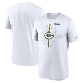 Men's Green Bay Packers  Nike White Legend Icon Performance T-Shirt