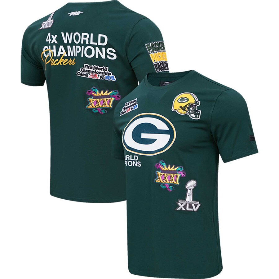 Men's Green Bay Packers Pro Standard Green Championship T-Shirt