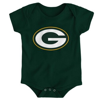 Newborn & Infant Green Bay Packers Green Team Logo Bodysuit