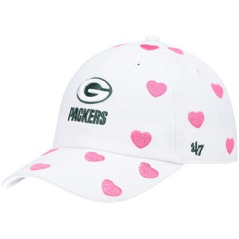 Toddler Girls Green Bay Packers '47 White Surprise Clean Up Adjustable Hat