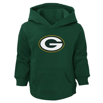 Toddler Green Bay Packers Green Logo Pullover Hoodie