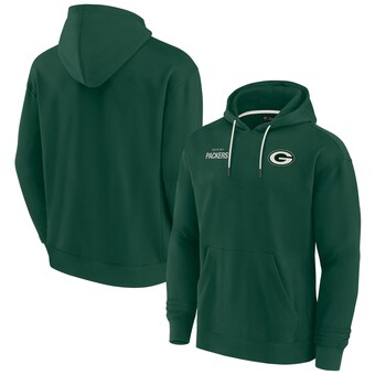 Unisex Green Bay Packers Fanatics Green Elements Super Soft Fleece Pullover Hoodie