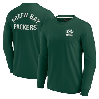 Unisex Green Bay Packers Fanatics Green Elements Super Soft Long Sleeve T-Shirt