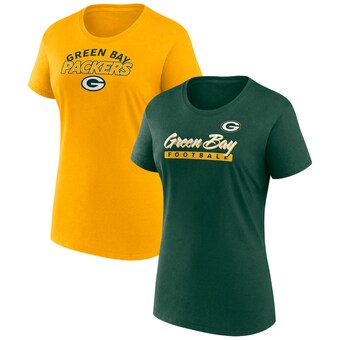 Women's Green Bay Packers Fanatics Risk T-Shirt Combo Pack