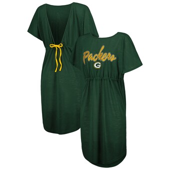 Women's Green Bay Packers G-III 4Her by Carl Banks Green Versus Swim Cover-Up