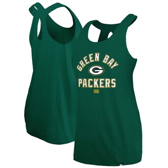 Women's Green Bay Packers New Era Green 2024 NFL Training Camp Tank Top