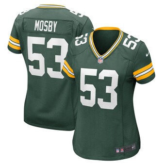 Women's Green Bay Packers Arron Mosby Nike  Green Team Game Jersey