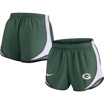 Women's Green Bay Packers Nike Green Performance Tempo Shorts