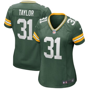 Women's Green Bay Packers Jim Taylor Nike Green Game Retired Player Jersey
