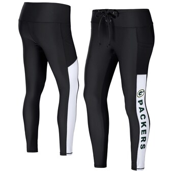 Women's Green Bay Packers WEAR by Erin Andrews Black Leggings