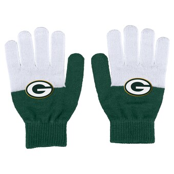 Women's Green Bay Packers WEAR by Erin Andrews Color-Block Gloves