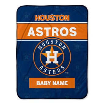 Houston Astros  Chad & Jake 30" x 40" Personalized Baby Blanket