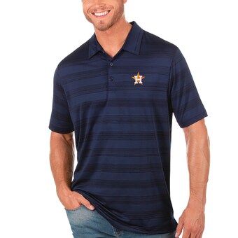 Men's Houston Astros Antigua Navy Compass Polo