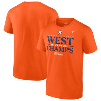  Houston Astros Fanatics 2023 AL West Division Champions Locker Room T-Shirt – Orange