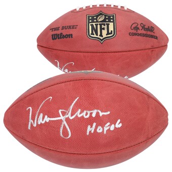 Autographed Houston Oilers Warren Moon Fanatics Authentic Pro Football with "HOF 06" Inscription