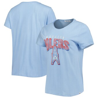 Women's Houston Oilers '47 Light Blue Gridiron Classics Treasure Frankie T-Shirt