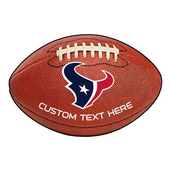 Houston Texans 22'' x 35'' Personalized Football Mat