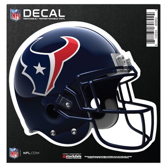 Houston Texans 6" x 6" Full Color Helmet Repositionable Decal