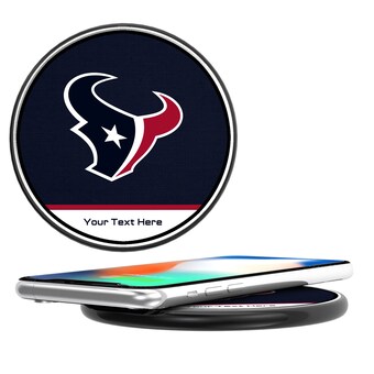 Houston Texans Personalized 10-Watt Wireless Phone Charger