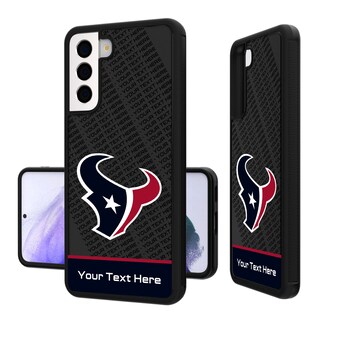 Houston Texans Personalized EndZone Plus Design Galaxy Bump Case