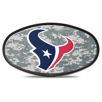 Houston Texans Plastic Oval Fixed 2" Digi Camo Hitch Receiver